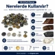 33.5 Pin Rivet 9.5 mm (0.37") Brass Cap Aluminum Nail Rivet for bags, leather goods, and textile accessories