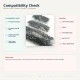 Black Nickel Stainless 54 System Snap Fasteners for Coats, Jackets, Bags - 100 pcs Pack