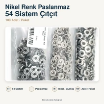 Black Nickel Stainless 54 System Lower 3 Parts, 100 pcs/Pack ALT0054-3PBN