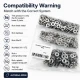 Nickel Color Brass 54 System Lower 3 Parts for Snap Fasteners, 100 pcs Pack, Durable Sheet Metal Components