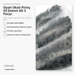 Black Oxide Color Brass 54 System Lower 3 Parts, 100 pcs/Pack ALT0054-3PRSO
