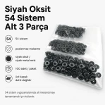 Black Oxide Color Stainless 54 System Lower 3 Parts, 100 pcs/Pack ALT0054-3PSO