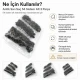 Antik Sarı Renk Saç 54 Sistem Alt 3 Parça 144 Adet/Paket - Nikel renk saç 54 sistem çıtçıt uygulamaları için ideal metal