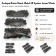 Antik Sarı Renk Saç 54 Sistem Alt 3 Parça 144 Adet/Paket - Nikel renk saç 54 sistem çıtçıt uygulamaları için ideal metal