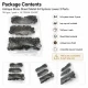 Antik Sarı Renk Saç 54 Sistem Alt 3 Parça 144 Adet/Paket - Nikel renk saç 54 sistem çıtçıt uygulamaları için ideal metal