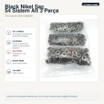 Black Nickel Color Sheet Metal 54 System Lower 3 Parts, 144 pcs/Pack ALT0054-3SBN