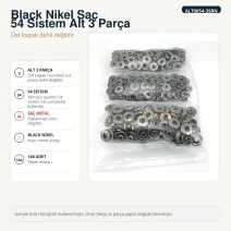 Black Nickel Color Sheet Metal 54 System Lower 3 Parts, 144 pcs/Pack ALT0054-3SBN