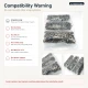 Black Nickel Color Sheet Metal 54 System Lower 3 Parts for Snap Fastener Applications, 144 pcs Pack