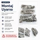 Nikel Renk Saç 54 Sistem Alt 3 Parça 144 Adet/Paket - Black Nikel metal malzeme ile mont, kaban, çanta ve tekstil