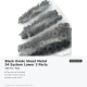 Black Oxide Color Sheet Metal 54 System Lower 3 Parts, 144 pcs Pack for Snap Fastener Applications
