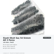 Black Oxide Color Sheet Metal 54 System Lower 3 Parts, 144 pcs/Pack ALT0054-3SSO