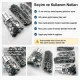 Alpha Snap Fasteners 15 mm Black Nikel Stainless Steel Snap Button 75 Pcs Pack - Durable and Rust Resistant Fasteners for