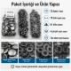 Alpha Snap Fasteners 15 mm Black Nikel Stainless Steel Snap Button 75 Pcs Pack - Durable and Rust Resistant Fasteners for