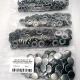 15 mm Alpha Snap Fasteners Black Nikel Stainless Steel Snap Button 75 Pcs/Pack C0001PPK