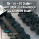 0,59" Snap Fasteners Stainless  15 mm Black Oxide 100 Pieces/Pack 61 Snap Buttons C0004P15PKBLK