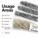 Light Beige Stainless Ring-Style Prong Baby Snap Fastener 9.5 mm / 0.37 in for babywear and accessories
