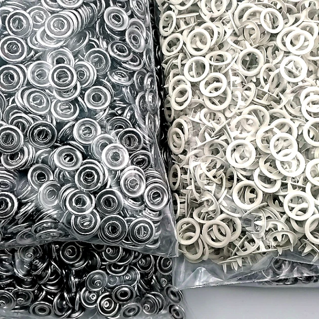 Delikli Klikıt Çıtçıt Bebe Çıtçıtı 9,5 mm Bej Renk Paslanmaz 250 Adet/Pk C0095DPPKBEJ