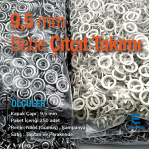 Delikli Klikıt Çıtçıt Bebe Çıtçıtı 9,5 mm Bej Renk Paslanmaz 250 Adet/Pk C0095DPPKBEJ