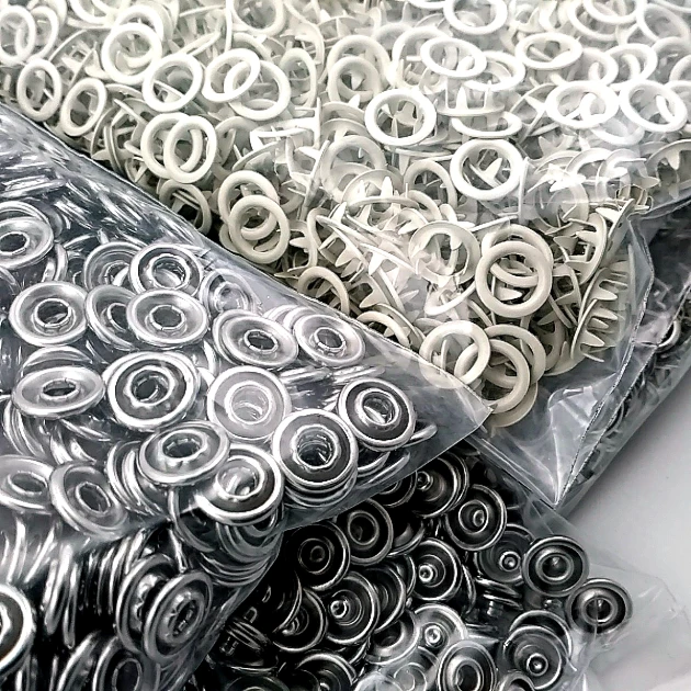 Delikli Klikıt Çıtçıt Bebe Çıtçıtı 9,5 mm Bej Renk Paslanmaz 250 Adet/Pk C0095DPPKBEJ