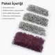 Burgundy Stainless Ring-Style Prong Baby Snap Fastener 9.5 mm / 0.37 in for babywear and accessories