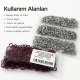 Burgundy Stainless Ring-Style Prong Baby Snap Fastener 9.5 mm / 0.37 in for babywear and accessories