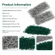 Dark Green Stainless Ring-Style Prong Baby Snap Fastener 9.5 mm / 0.37 in for babywear and accessories