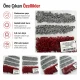 Red stainless ring-style prong baby snap fastener, 9.5 mm / 0.37 in, 250 sets per pack, ideal for babywear and accessories