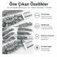 Grey Painted Stainless Capped Baby Snap Fastener 9.5 mm / 0.37 in, Durable Stainless Steel for Baby Clothing, 250 Sets Pack