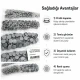 Grey Painted Stainless Capped Baby Snap Fastener 9.5 mm / 0.37 in, Durable Stainless Steel for Baby Clothing, 250 Sets Pack
