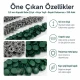 Dark Green Painted Stainless Capped Baby Snap Fastener 9.5 mm / 0.37 in, Durable Stainless Steel for Baby Clothing, 250 Sets