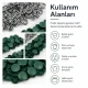 Dark Green Painted Stainless Capped Baby Snap Fastener 9.5 mm / 0.37 in, Durable Stainless Steel for Baby Clothing, 250 Sets