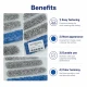9.5 mm 3/8" Baby Snap Fasteners with Lid, Tile Color Painted, Stainless Steel, 250 Pieces/Pack C0095KPPKKREMIT