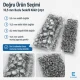 10.5 mm Frosted Pearl Stainless Prong Snap Fasteners for textile applications, 100 sets per pack