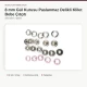 8 mm / 0.31 in Dusty Rose Stainless Ring-Style Prong Snap Fasteners for babywear and light garment projects