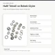 8 mm / 0.31 in Anthracite Stainless Ring-Style Prong Snap Fasteners, 250 Sets/Pack ERBCLK0008PANT