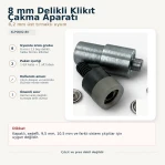 Setting Die for 8 mm / 0.31 in Ring-Style Prong Baby Snap Fasteners KLP0082-80