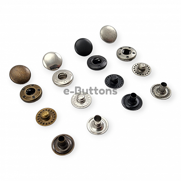 10 mm VT2 Çıtçıt Paslanmaz Çıtçıt Düğme TUC00P10