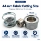 44L 28 mm 1.10 in fabric covered button die