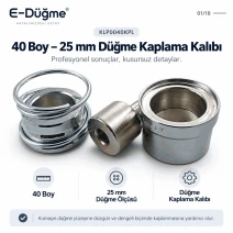 40 Boy 25 mm Kumaş Kaplama Düğme Kalıbı KLP0040KPL