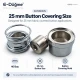 40L 25 mm 0.98 in fabric covered button die