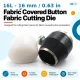16L 16 mm / 0.63 in fabric cutting die for covered buttons