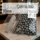 6 mm Imitation Pearls Black Nickel Color (1000 pieces / Pack) INC0006BN