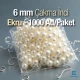 6 mm Çakma İnci Krem Renk ( 1000 ad / Paket)  INC0006CRM