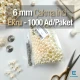 6 mm Çakma İnci Krem Renk ( 1000 ad / Paket)  INC0006CRM