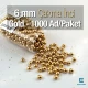 6 mm Çakma İnci Gold Renk ( 1000 ad / Paket)  INC0006GLD