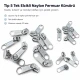 N3 Single-Pull Nylon Coil Zipper Slider for Pillow and Cushion Covers EKRSTT5, 5mm nylon zipper slider for tents, bags, and
