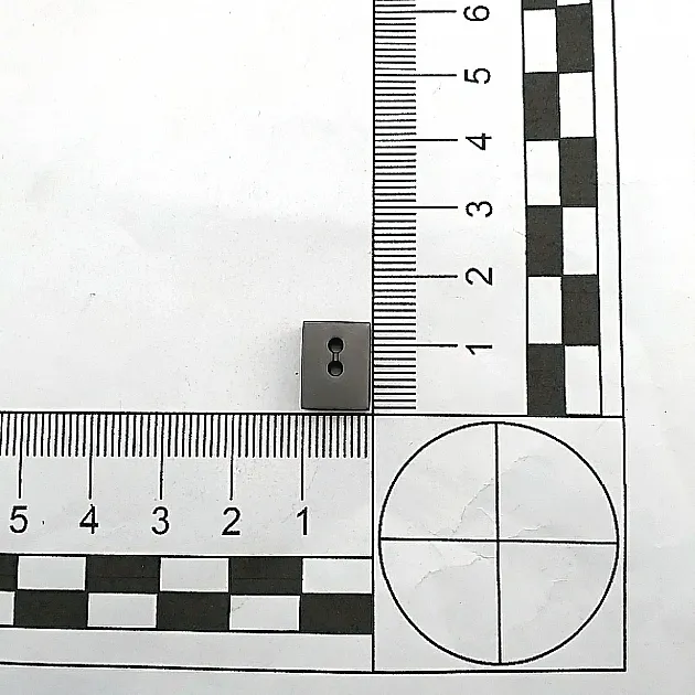 Cord End Cube Sewing - Sewable Lace End Entry 7.5 mm x 3.5 mm ART0034