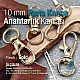 Keychain Hook 10 mm Spring Swivel Hooks - Paris Hook - Parrot Hook A 509