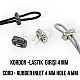 Two Hole 4 mm - 0,15" Hole Diameter Stopper Metal Stopper Model - Top Press CGT004500