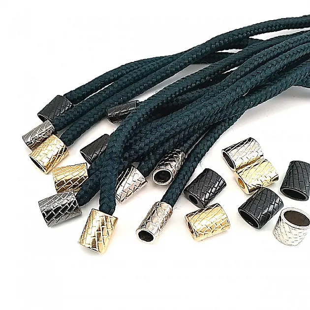 Metal Cord End Patterned Model 4 mm Cord Entry Elegant and Stylish Model E 1508